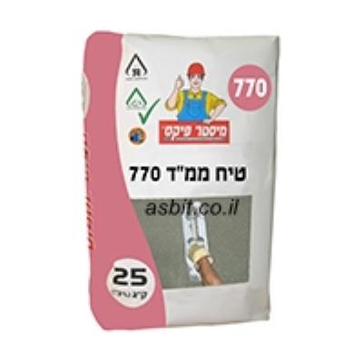 טיח ממ"ד 770 במשטח 80 שקים של 25 ק"ג מ.פיקס כולל הובלה