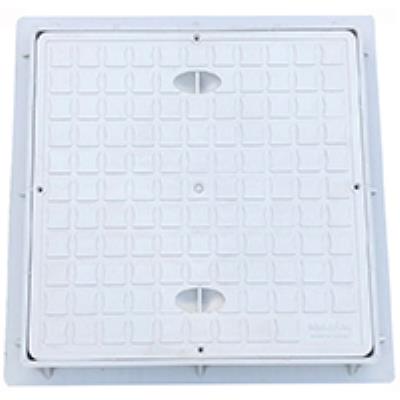 מכסה קשיח PVC מרובע 60*60 ס"מ עם מסגרת פלג