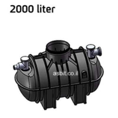 בור רקב 2000 ליטר כניסה / יציאה "4  רוטוניב