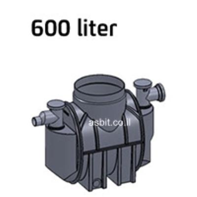 בור רקב 600 ליטר כניסה / יציאה "4  רוטוניב