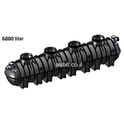 בור רקב 6800 ליטר כניסה / יציאה "4 רוטוניב