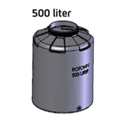 מיכל מים  500 ליטר יציאה "3/4 רוטוניב
