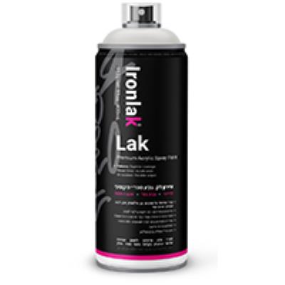 תרסיס צבע מקצועי אפור מלבורן 102 400 מ"ל IronLak סאן דק