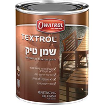 שמן טיק 1 ליטר גוון אלון כפרי Owatrol TEXTROL סאן דק