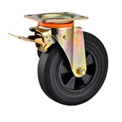 גלגל עגלת אשפה 1100 ליטר + מעצור דולב