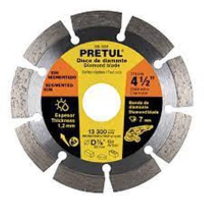 דיסק יהלום "4.5 לבטון TRUPER PRETUL